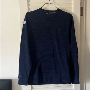 Under Armour Notre Dame Dark Blue Crewneck